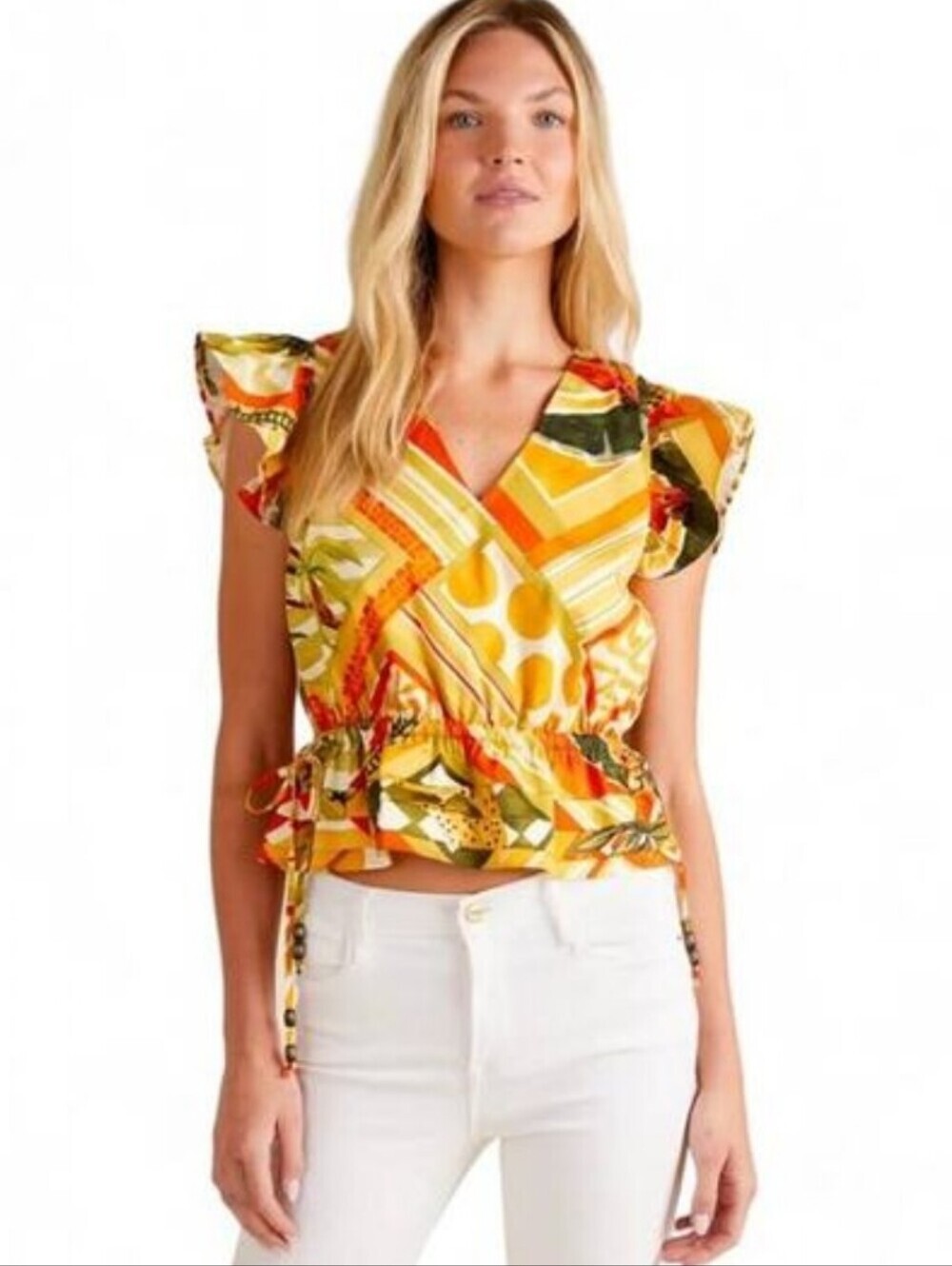 Alden Adair Marina Tropical Top Size Large